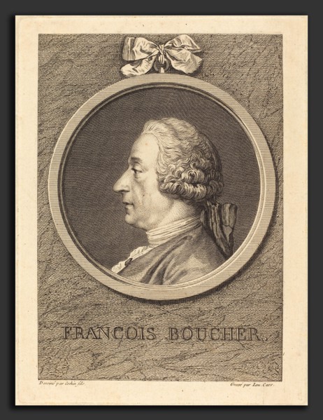 Laurent Cars after Charles-Nicolas Cochin I (French, 1699 - 1771), Francois Boucher, etching