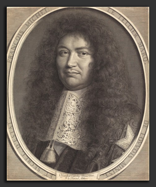 Robert Nanteuil (French, 1623 - 1678), Marquis de Louvois, 1677, engraving