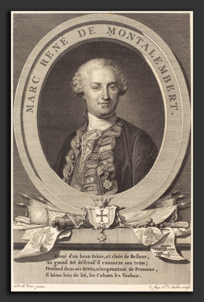Augustin de Saint-Aubin after Maurice-Quentin de La Tour (French, 1736 - 1807), Marc Rene de