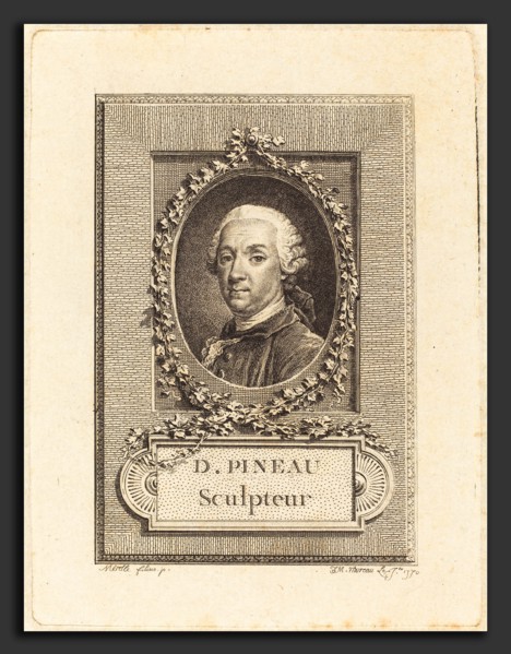 Jean-Michel Moreau after Pierre Paul Merelle (French, 1741 - 1814), D. Pineau, Sculpteur, 1770,