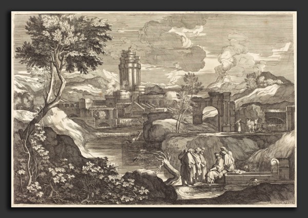 Sébastien Bourdon (French, 1616 - 1671), Jesus Telling the Parable of the Father who Sends his