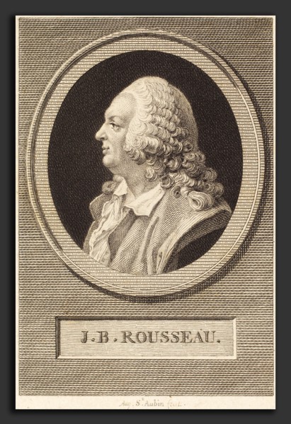 Augustin de Saint-Aubin (French, 1736 - 1807), Jean-Baptiste Rousseau, 1802, engraving over etching