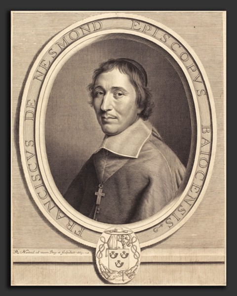 Robert Nanteuil (French, 1623 - 1678), Francois de Nesmond, 1663, engraving