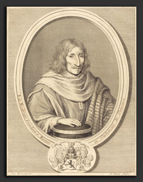 Robert Nanteuil after Jean Daret (French, 1623 - 1678), Jean de Mesgrigny, 1652, engraving
