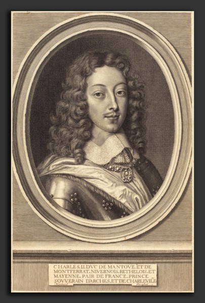 Robert Nanteuil (French, 1623 - 1678), Charles II, Duc de Mantoue, 1652, engraving