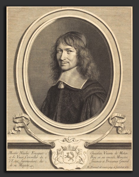 Robert Nanteuil (French, 1623 - 1678), Nicolas Fouquet, 1661, engraving