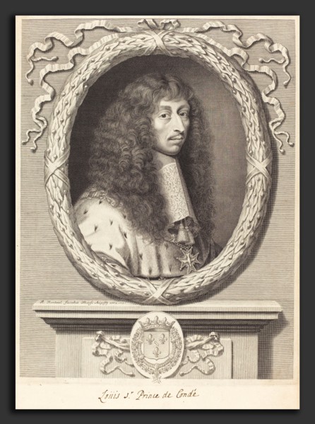 Robert Nanteuil (French, 1623 - 1678), Louis II, Prince de Conde, 1662, engraving