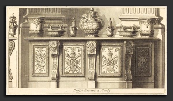 Pierre Lepautre (French, 1660 - 1744), Livre de Tables, etching