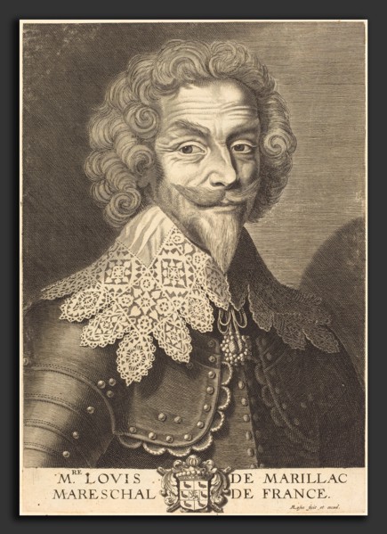Michel Lasne (French, 1590 or before - 1667), Louis de Marillac, Duke of Beaufort, engraving on