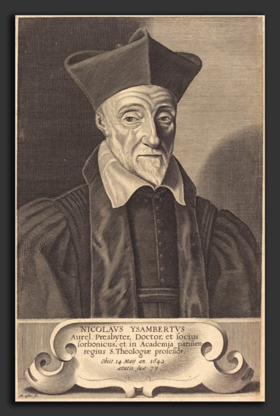 Michel Lasne (French, 1590 or before - 1667), Nicolas Ysambert, in or after 1642, engraving on laid