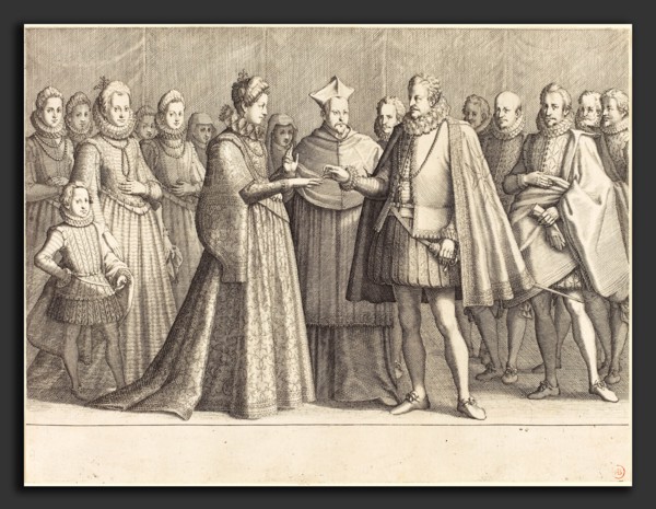 Jacques Callot (French, 1592 - 1635), The Marriage of Ferdinando and Christine of Lorraine, c.