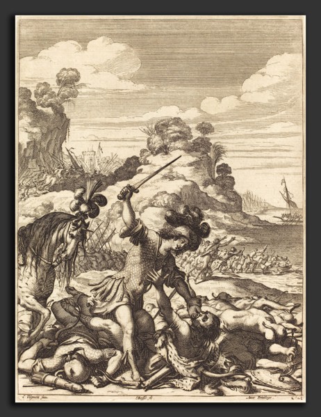 Abraham Bosse after Claude Vignon (French, 1602 - 1676), Illustration to Jean Desmarets'