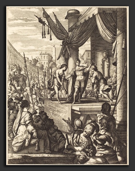 Abraham Bosse after Claude Vignon (French, 1602 - 1676), Illustration to Jean Desmarets'
