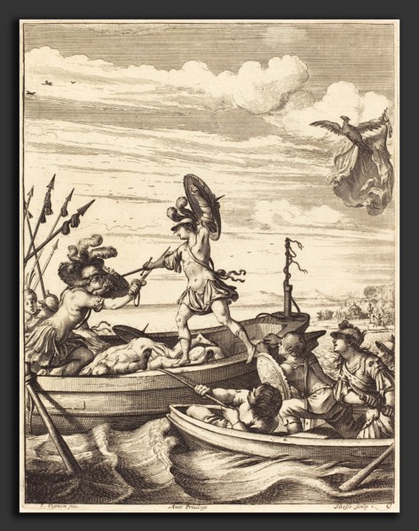 Abraham Bosse after Claude Vignon (French, 1602 - 1676), Illustration to Jean Desmarets'