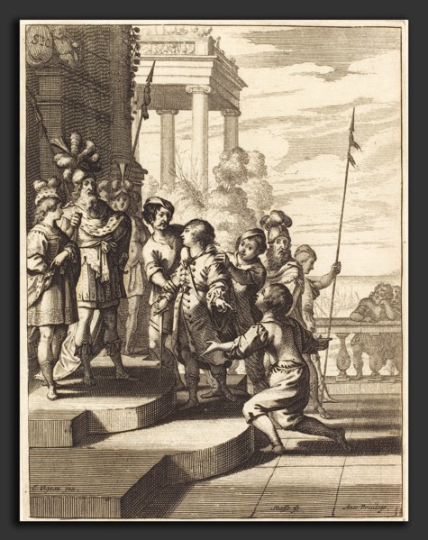 Abraham Bosse after Claude Vignon (French, 1602 - 1676), Illustration to Jean Desmarets'