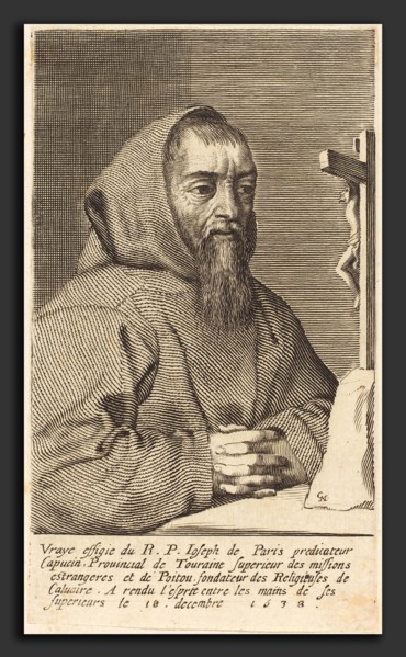 Claude Mellan (French, 1598 - 1688), FranÃ§ois Le Clerc Du Tremblay, Known as PÃ¨re Joseph, in or