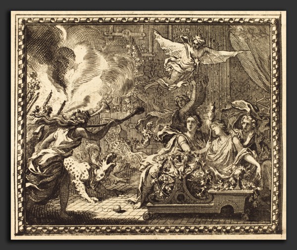 Jean Lepautre (French, 1618 - 1682), The Daughters of Minyas, published 1676, etching and engraving