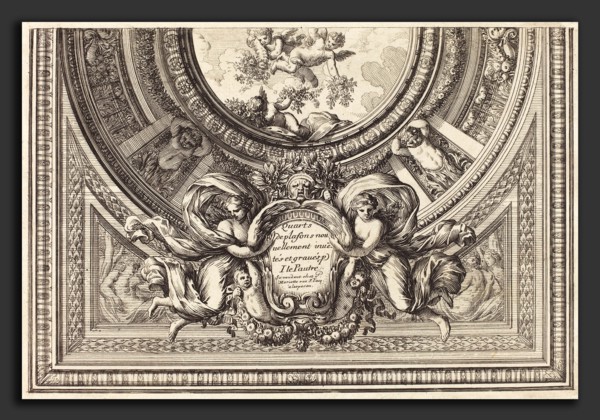 Jean Lepautre (French, 1618 - 1682), Title Page, etching