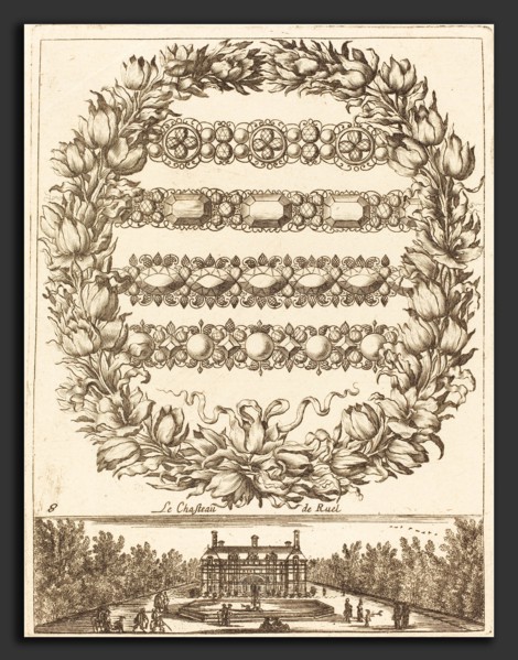 FranÃ§ois Le Febvre (French, active 1635-1657), Le chasteau de Ruel, probably 1665, engraving