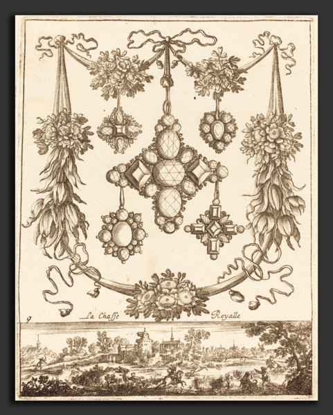 FranÃ§ois Le Febvre (French, active 1635-1657), La chasse royalle, probably 1665, engraving