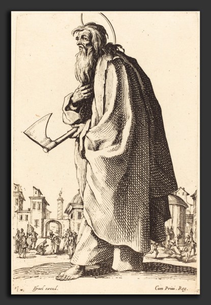 Jacques Callot (French, 1592 - 1635), Saint Thaddeus, published 1631, etching