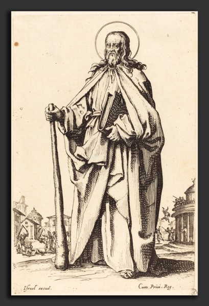 Jacques Callot (French, 1592 - 1635), Saint James the Less, published 1631, etching