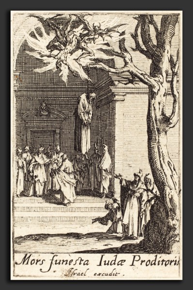 Jacques Callot (French, 1592 - 1635), The Death of Judas, c. 1634-1635, etching