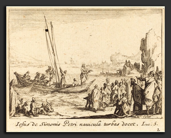 Jacques Callot (French, 1592 - 1635), Fisher of Men, 1635, etching
