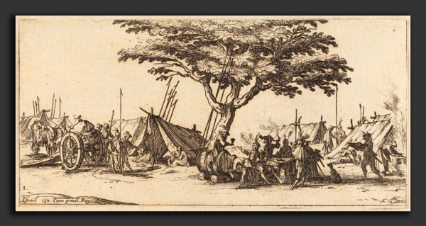 Jacques Callot (French, 1592 - 1635), The Camp, c. 1633, etching