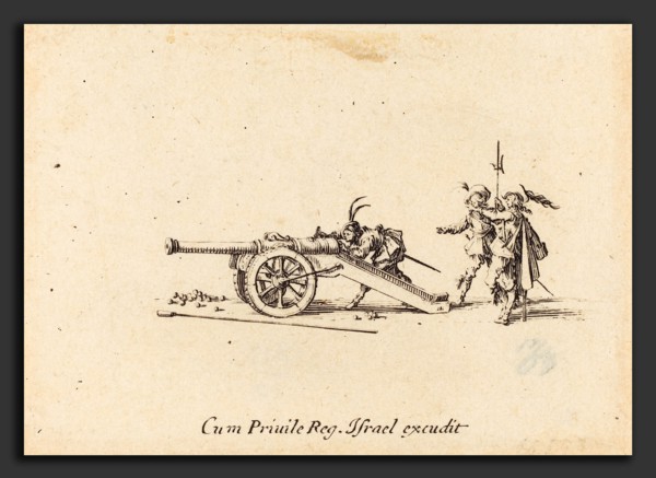 Jacques Callot (French, 1592 - 1635), Loading the Cannon, 1634-1635, etching