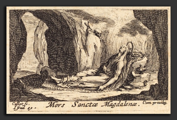 Jacques Callot (French, 1592 - 1635), Death of the Magdalene, etching