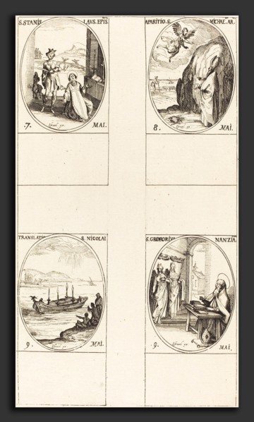 Jacques Callot (French, 1592 - 1635), St. Stanislaus; The Apparition of St. Michael; The