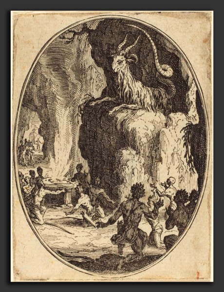 Jacques Callot (French, 1592 - 1635), The Cult of the Demon, probably 1627, etching