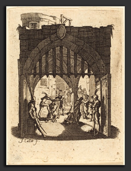 Jacques Callot (French, 1592 - 1635), The Crowning with Thorns, c. 1624-1625, etching