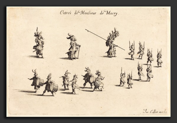 Jacques Callot (French, 1592 - 1635), Entry of M. de Macey, 1627, etching