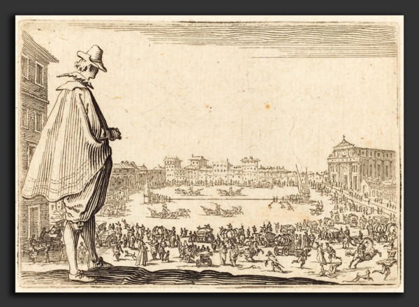 Jacques Callot (French, 1592 - 1635), Piazza Santa Maria Novella, Florence, c. 1622, etching