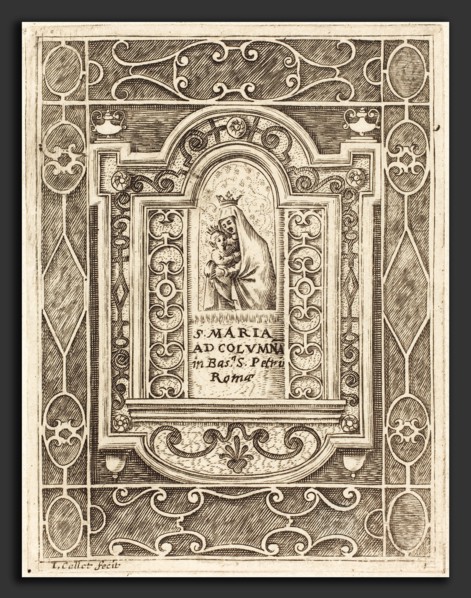 Jacques Callot (French, 1592 - 1635), The Virgin at the Column (La Vierge Ã  la colonne),