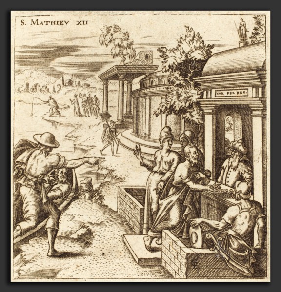 Léonard Gaultier (French, 1561 - 1641), The Man Healed of the Withered Hand, probably c. 1576-1580,