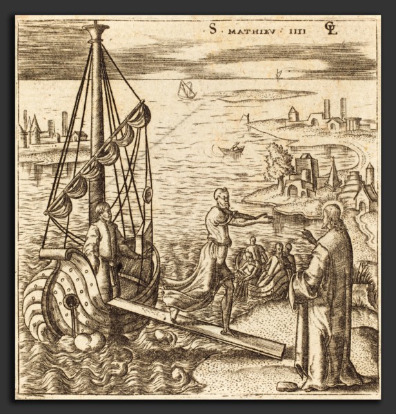 Léonard Gaultier (French, 1561 - 1641), Follow Me and I will Make You Fishers of Men, probably c.