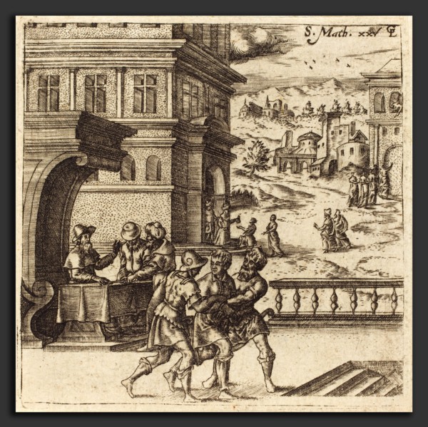 Léonard Gaultier (French, 1561 - 1641), Parable of the Talents  (The Worthless Servant Cast into