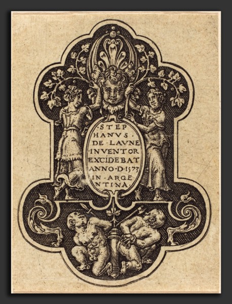 Etienne Delaune (French, 1518-1519 - 1583), Title Page, engraving