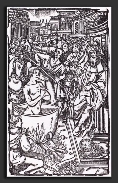 Probably French 16th Century, The Martyrdom of a Saint, woodcut