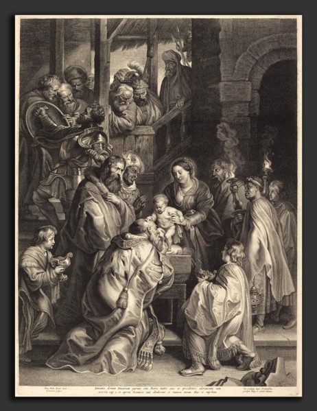 Nicolaes Lauwers, after Sir Peter Paul Rubens (Flemish, 1600 - 1652), The Adoration of the Magi