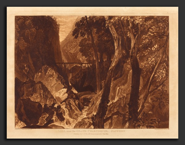 Joseph Mallord William Turner and Henry Edward Dawe (British, 1775 - 1851), Mill near the Grand