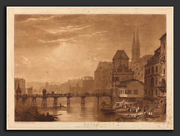 Joseph Mallord William Turner and Charles Turner (British, 1773 - 1857), Basle, published 1807,