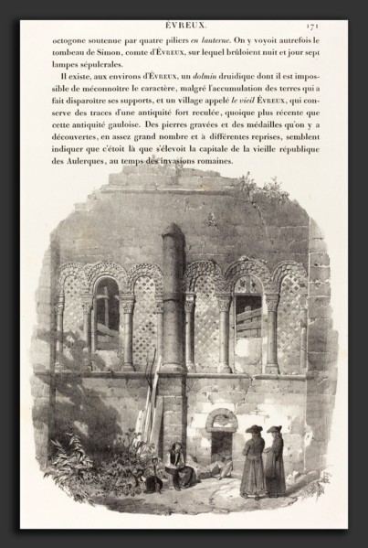 Richard Parkes Bonington (British, 1802 - 1828), Eglise de Saint-Taurin, Evreux, 1824, lithograph