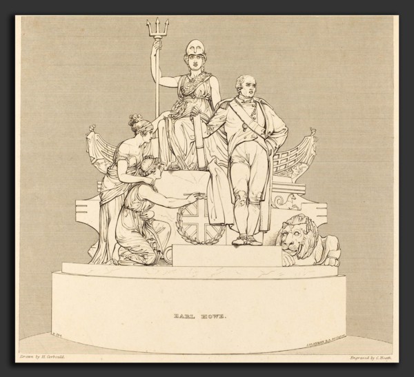 Charles Heath after Henry Corbould after John Flaxman (British, 1784-1785 - 1848), Monument to Earl