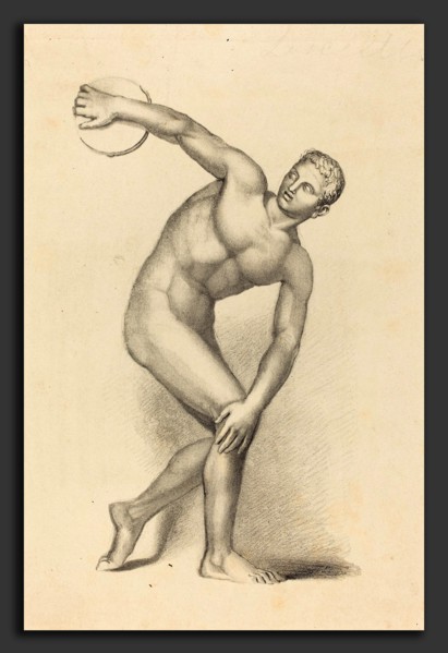 James William Giles after John Flaxman (Scottish, 1801 - 1870), Discobulus, by Myron, published