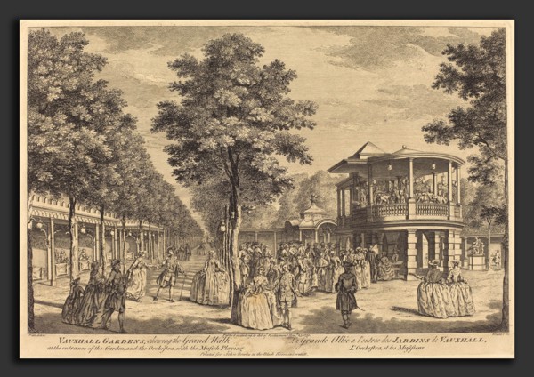 Johann Sebastian MÃ¼ller after Samuel Wale (German, 1715 - 1785 or after), Vauxhall Gardens shewing