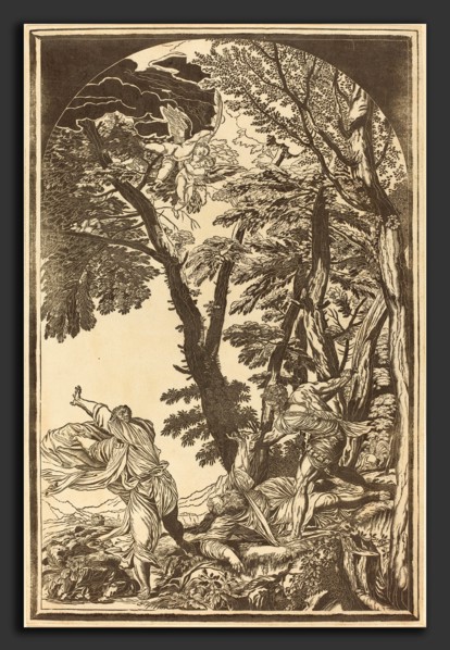 John Baptist Jackson after Titian (English, 1701 - c. 1780), The Death of Saint Peter Martyr, 1739,